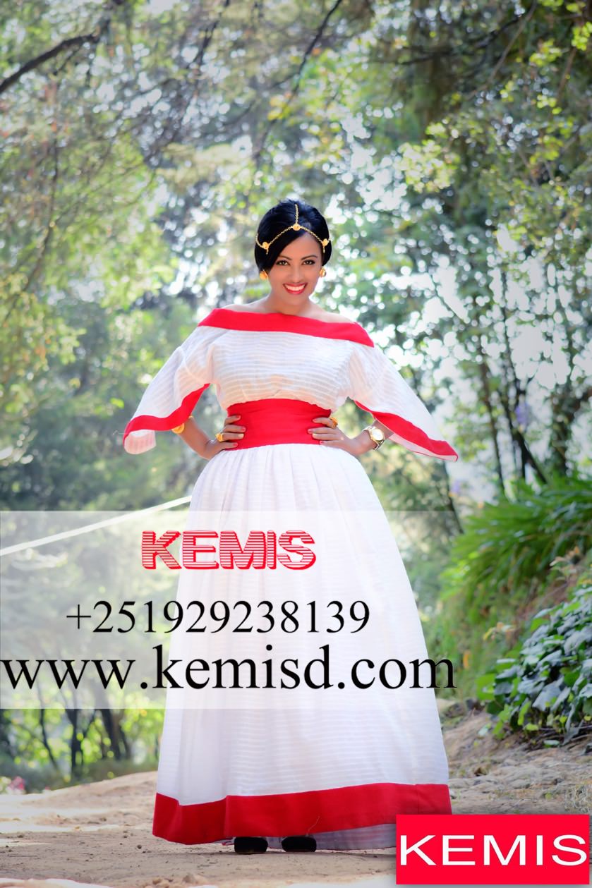 HELEN ETHIOPIAN WEDDING DRESS - Kemis Designs HELEN ETHIOPIAN WEDDING DRESS - Kemis Designs